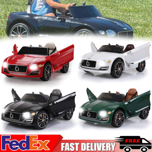Load image into Gallery viewer, 12V Remote Control Bentley Style Electric Ride-On Car with LED Lights for Kids
