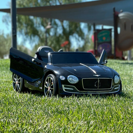 Exp 12 6V Battery Operated Toy Car Ride On with Remote Control - Kids Bentley Style