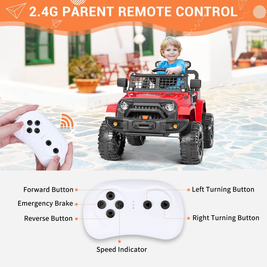 12V Remote Control Electric Truck: The Ultimate Ride-On Experience!