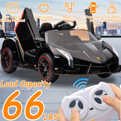 Load image into Gallery viewer, 12V Remote Control Licensed Lamborghini Style Kids Electric Ride On Car Toy
