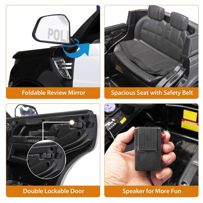 Load image into Gallery viewer, 12V Remote Control Police Ride On Car for Kids Ages 3-5 Years - Perfect for Toddler Boys
