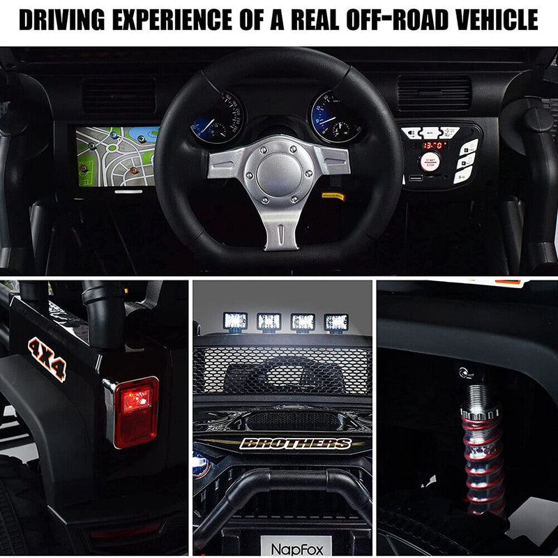 Load image into Gallery viewer, 12V Remote Control Ride On Car Truck for Kids with Battery Electric Power
