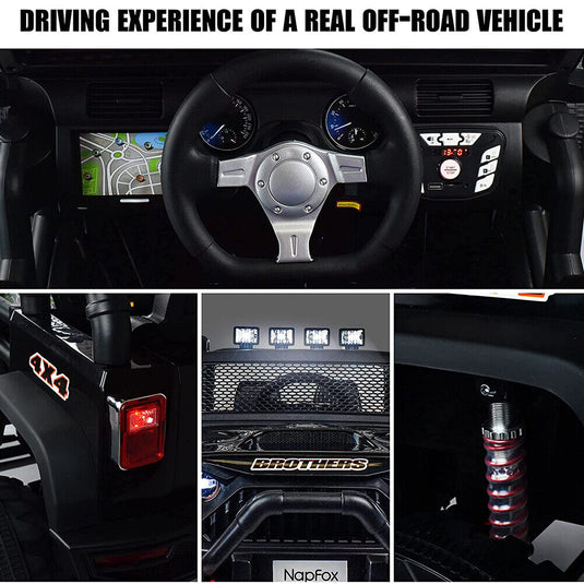 12V Remote Control Ride On Car Truck for Kids with Battery Electric Power