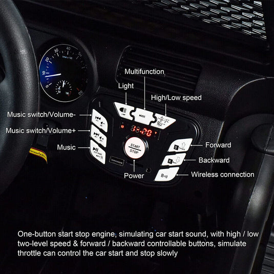 12V Remote Control Ride On Car Truck for Kids with Battery Electric Power