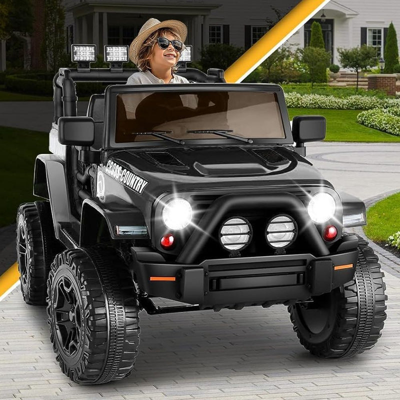 Load image into Gallery viewer, 12V Remote Control Truck Toy for Kids - Electric Ride On Car with 4 Wheels
