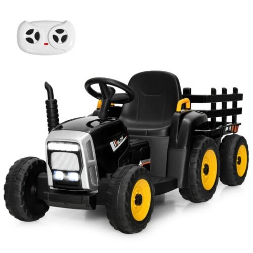 Load image into Gallery viewer, 12V Ride-On Tractor for Kids with 3 Gear-Shift Ground Loader - Perfect Toddler Toy Gift
