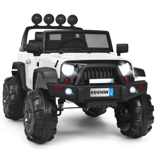 12V White Electric Kids Truck Car with MP3 and Remote Control