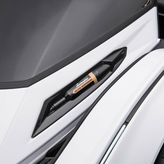 12V White Lamborghini GT Kids Ride-On Sports Car with Remote Control