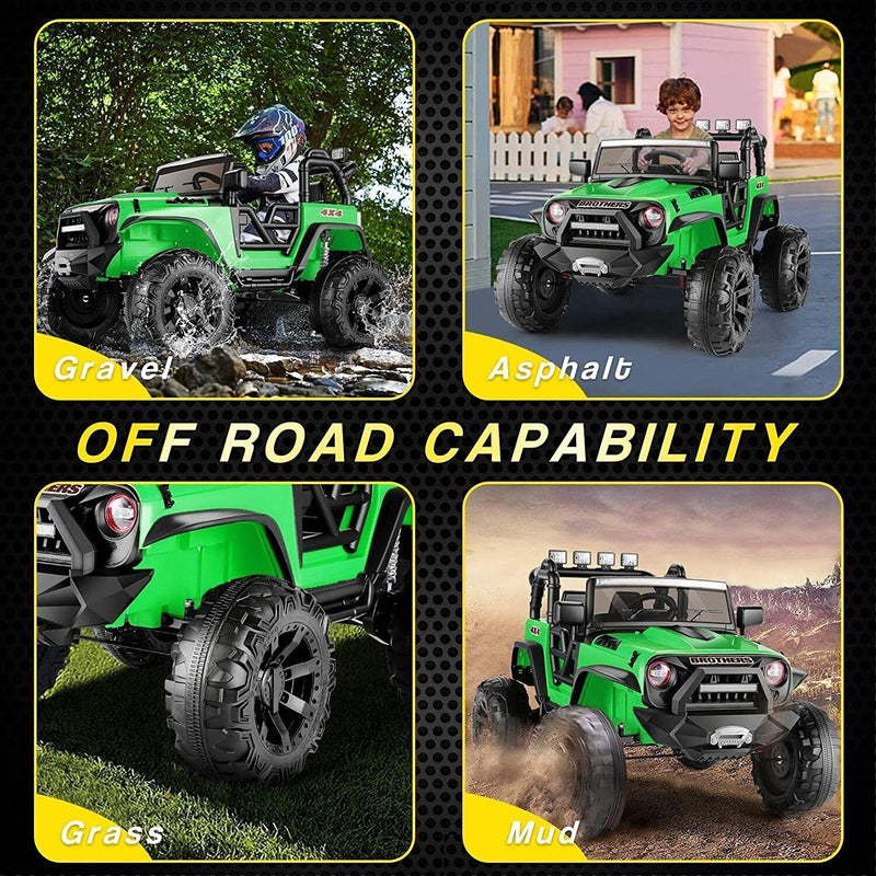 Load image into Gallery viewer, 12V/24V Battery Powered Ride-On Truck with Remote Control for Kids
