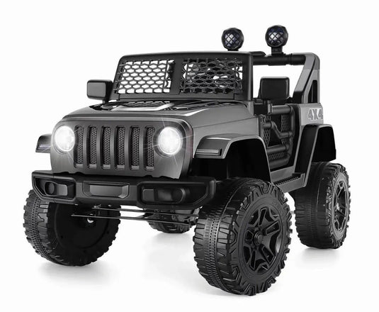 Adventure-Ready 24V&12V Kids Electric Jeep with Remote Control, 3 Speeds, and LED Lights