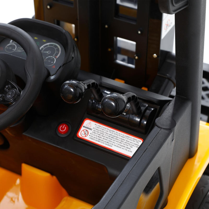 Load image into Gallery viewer, 12V7A Electric Ride-on Car for Kids with Lifting Rod and Forklift Feature - Perfect Gift for Children
