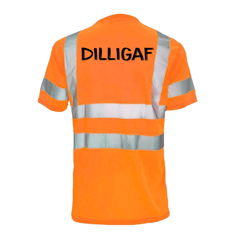 Load image into Gallery viewer, DILLIGAF - Reflective Safety T-Shirt
