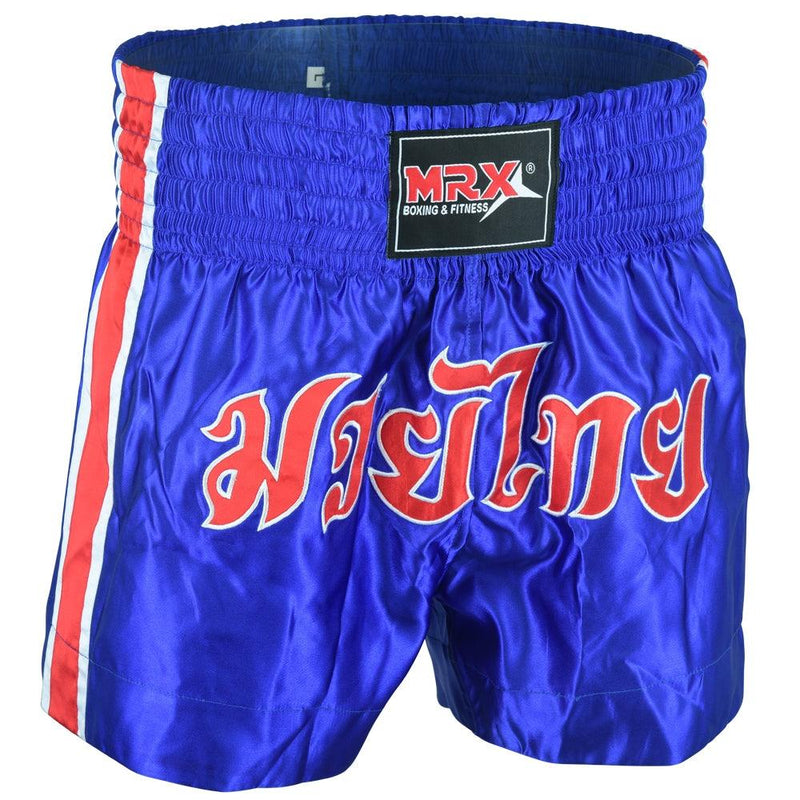 Load image into Gallery viewer, MRX Mens Boxing Shorts Fighting Shorts Blue-red-white -1302
