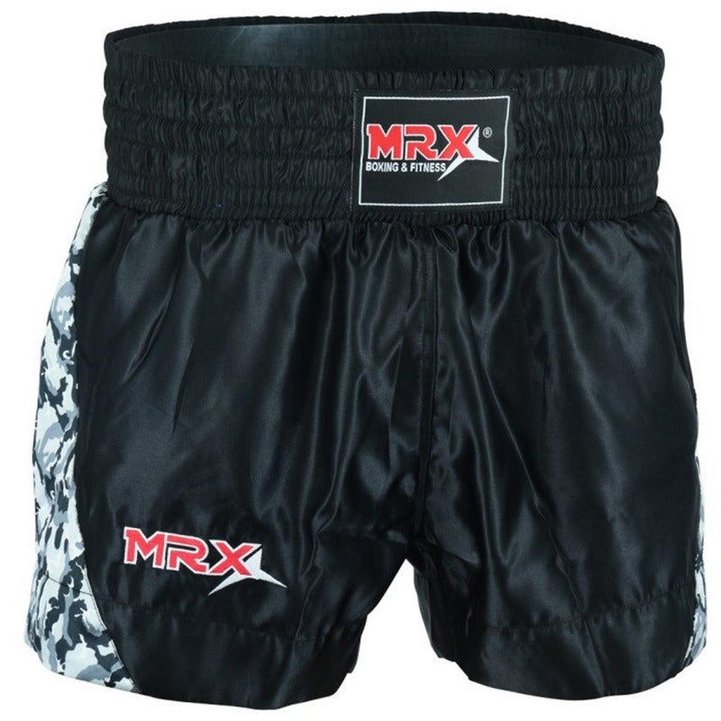 Load image into Gallery viewer, MRX Mens Boxing Shorts Fighting Shorts Black - Grey -1306
