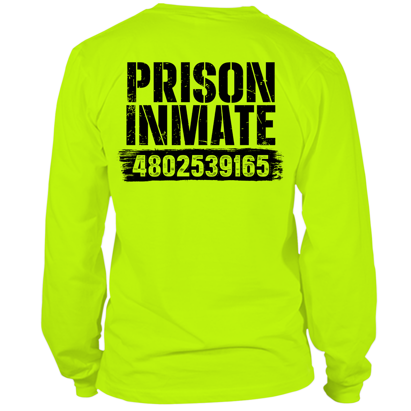 Prison Inmate- Long Sleeve Hi-Vis T-Shirt