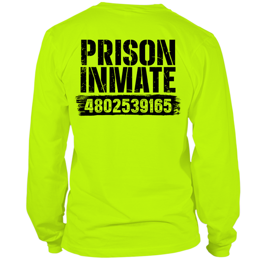 Prison Inmate- Long Sleeve Hi-Vis T-Shirt