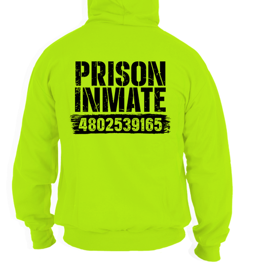 Prison Inmate - Safety Hi-Vis Hoodie Workwear