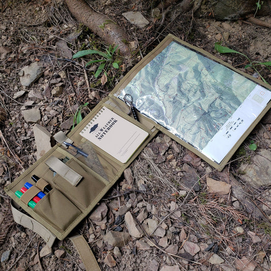Navigation Case w/Protective Map Pouch for Military Hiking, Tactical, Outdoor Activities - Skoutley Outdoors LLC