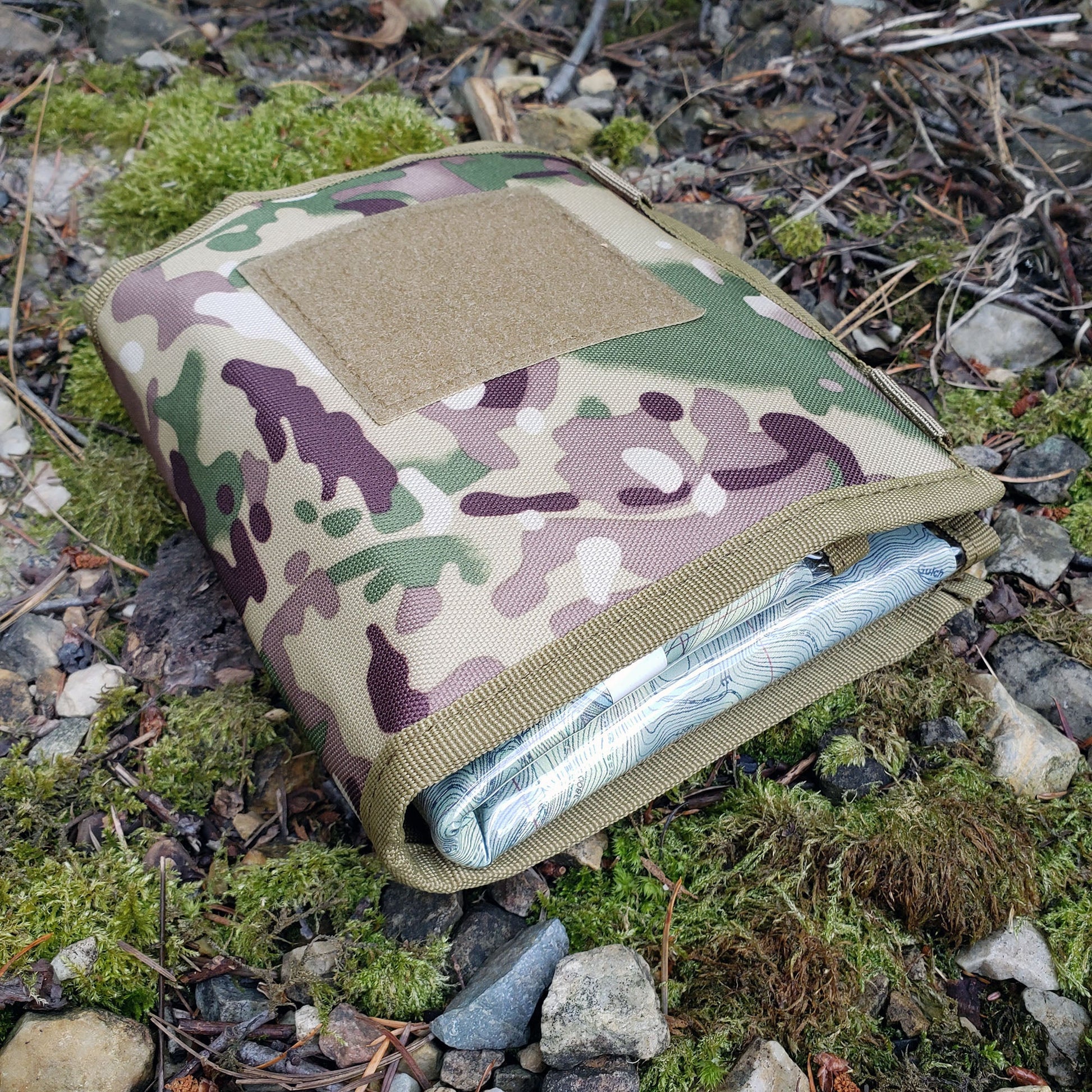 Navigation Case w/Protective Map Pouch for Military Hiking, Tactical, Outdoor Activities - Skoutley Outdoors LLC