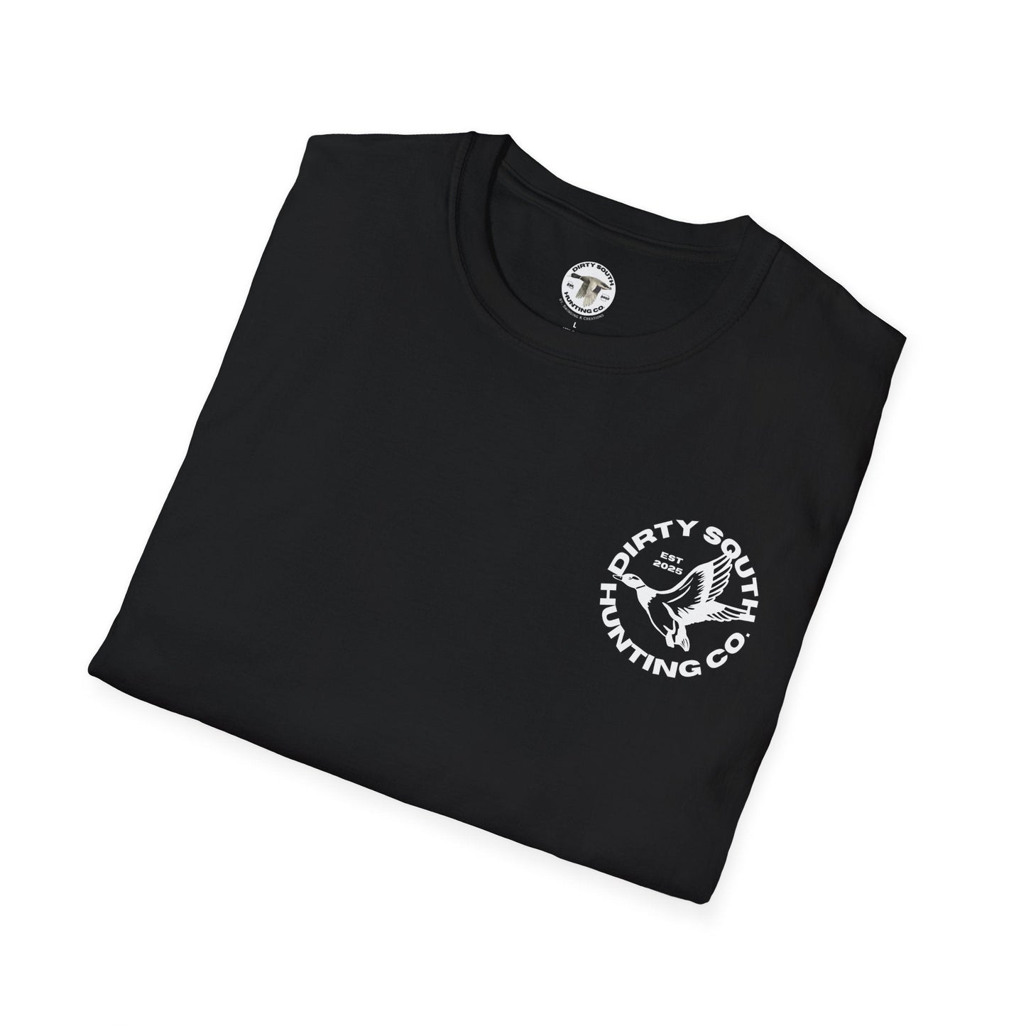 Dirty South Hunting Co. Mallard Logo T-Shirt – Southern Hunting Lifestyle Tee – Waterfowl Hunting Apparel