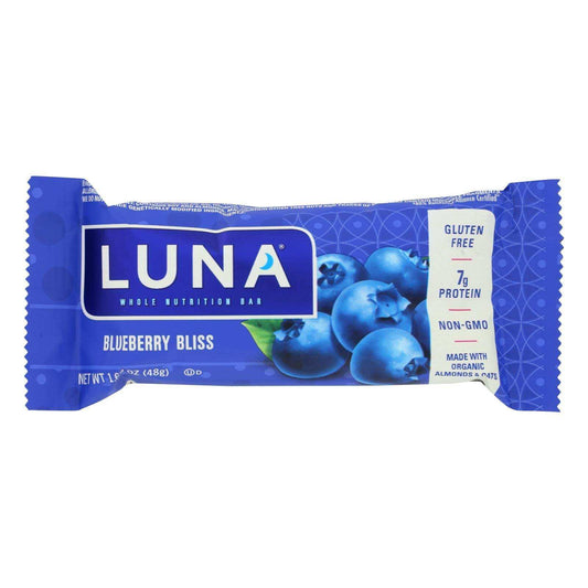 Clif Bar Luna Bar - Organic Blueberry Bliss - Case Of 15 - 1.69 Oz - Skoutley Outdoors LLC