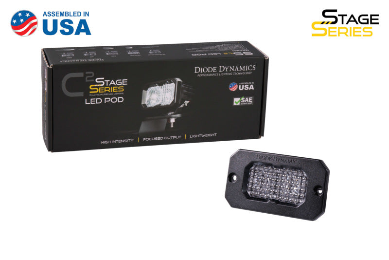 Load image into Gallery viewer, Diode Dynamics Stage Series 2in LED Pod Pro - White Combo Flush RBL (Single)
