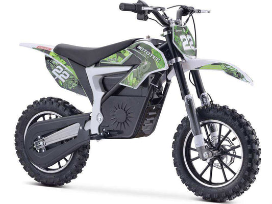 Mototec 36v 500w Demon Electric Dirt Bike Lithium Green - Skoutley Outdoors LLC