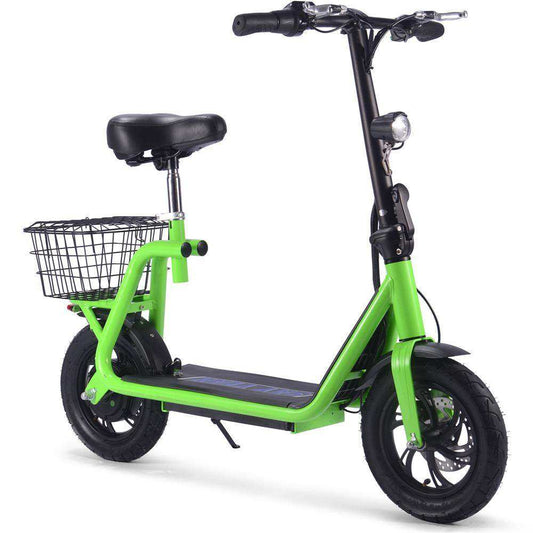 Mototec Metro 36v 500w Lithium Electric Scooter Green - Skoutley Outdoors LLC