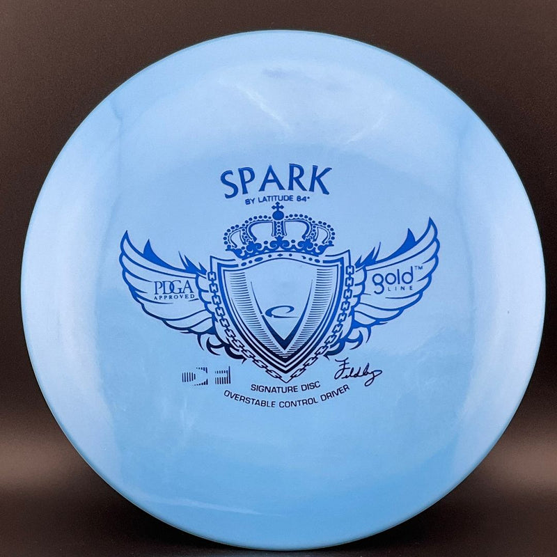Load image into Gallery viewer, Gold Spark - PFN - Dave Feldberg Signature - Wings Stamp
