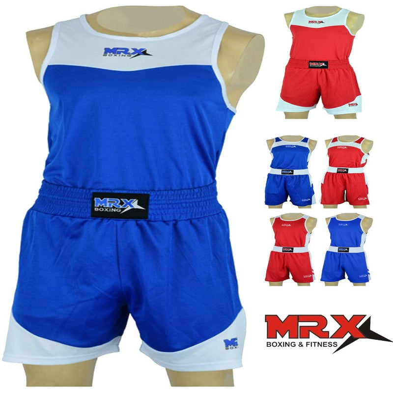 Load image into Gallery viewer, MRX Men's Boxing Uniform set for Training or Fighting Jersey &amp; Shorts All Sizes
