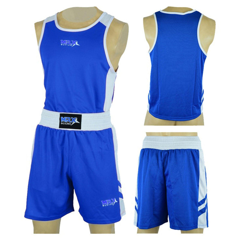 Load image into Gallery viewer, MRX Men's Boxing Uniform set for Training or Fighting Jersey &amp; Shorts All Sizes
