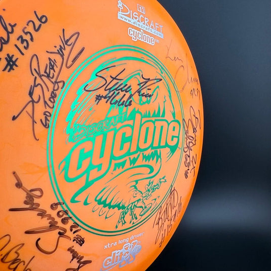 Elite X Cyclone *Signed* - Ken Climo, Des, Schultz, Rico, Kenner