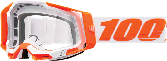 100% Racecraft 2 Goggles - Orange - Clear 50009-00013