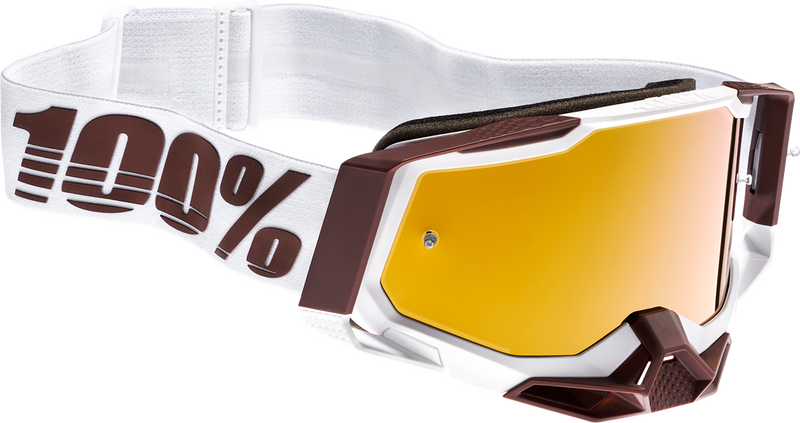 Load image into Gallery viewer, 100% Racecraft 2 Goggles - Snowbird - True Gold 50010-00007
