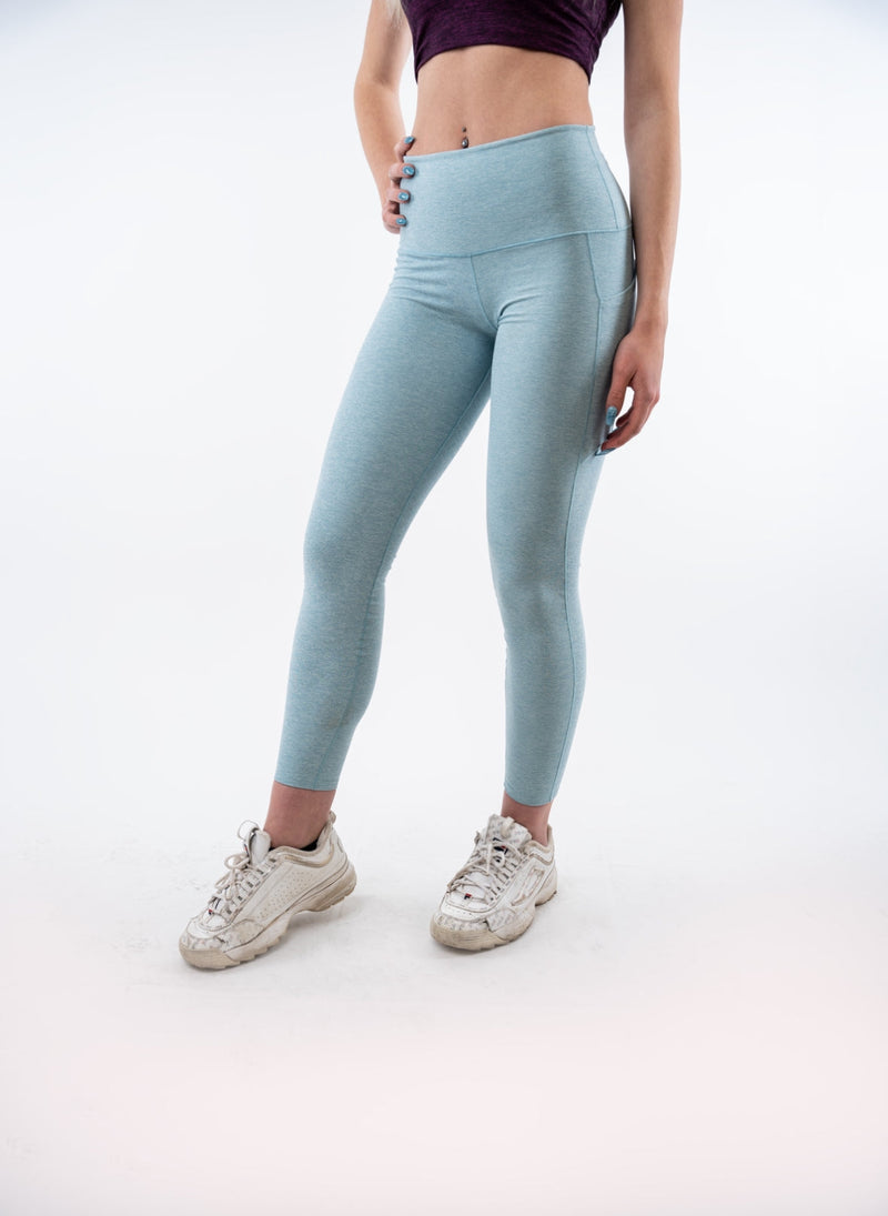 Load image into Gallery viewer, Seafoam Wander Pocket Yoga Pants
