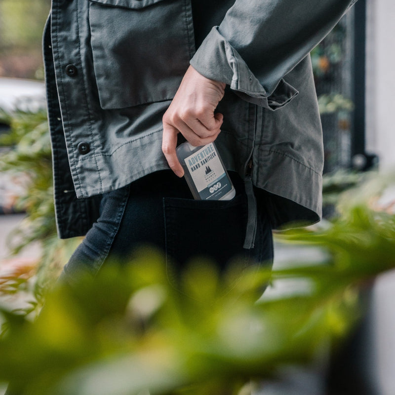 Load image into Gallery viewer, Adventure Sampler Kit: 4 Shower Pouches, 1 Hand Sanitizer (80%), and 1 Deodorant
