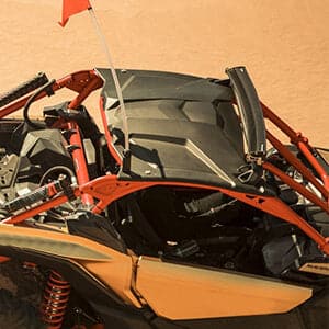 Front Lower Door Inserts & Roof For Can-Am Maverick X3