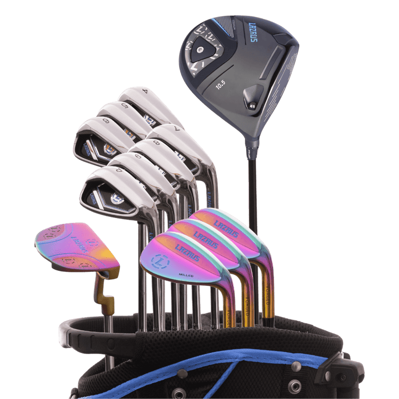 Load image into Gallery viewer, Lazrus Golf 13 pc Set - LAZ2 Driver, 3 Wedges Set, Irons (4-PW), Putter &amp; Bag (optional)

