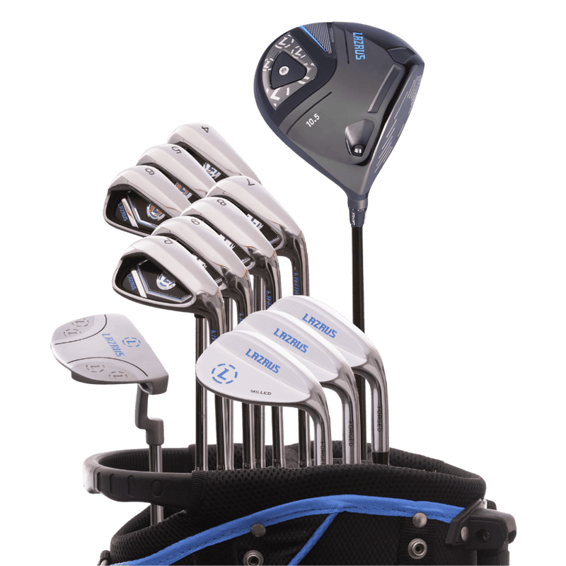 Load image into Gallery viewer, Lazrus Golf 13 pc Set - LAZ2 Driver, 3 Wedges Set, Irons (4-PW), Putter &amp; Bag (optional)
