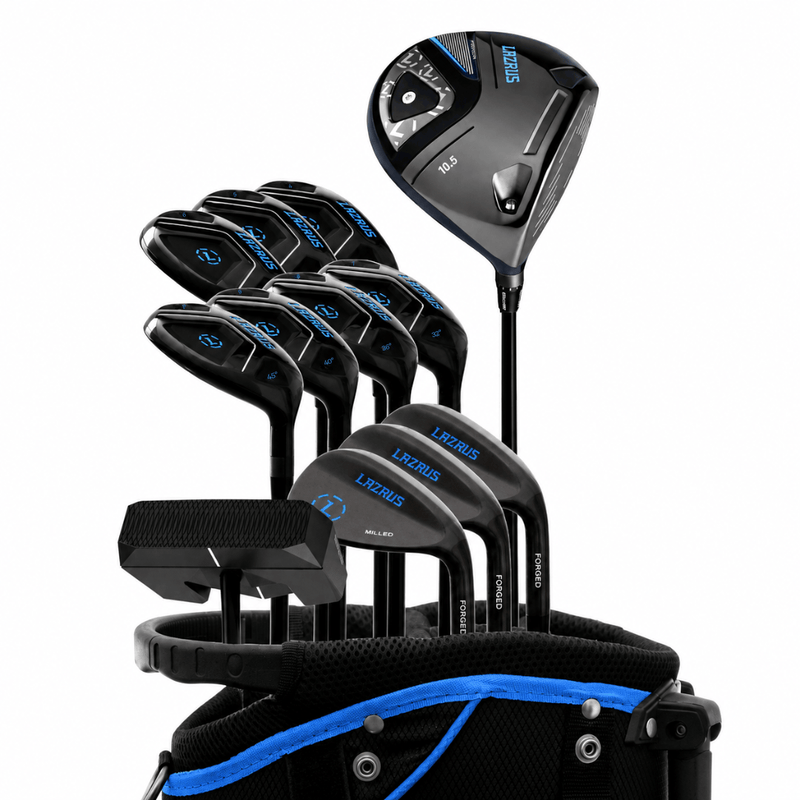 Load image into Gallery viewer, Lazrus Golf 13 pc Set - Laz2 Driver, 3 Wedges Set, Hybrids (4-PW), Putter &amp; Bag (optional)
