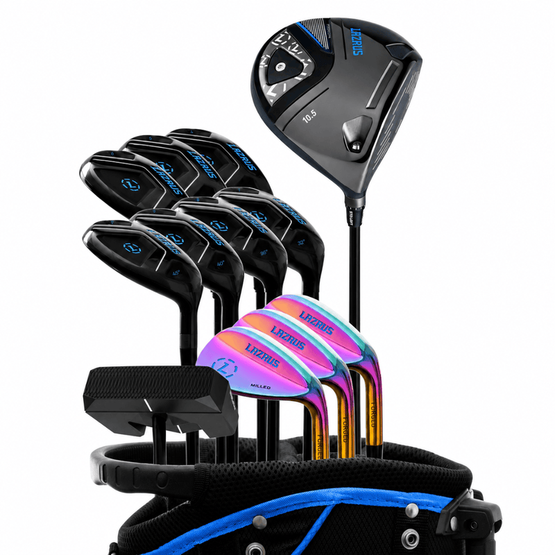 Load image into Gallery viewer, Lazrus Golf 13 pc Set - Laz2 Driver, 3 Wedges Set, Hybrids (4-PW), Putter &amp; Bag (optional)
