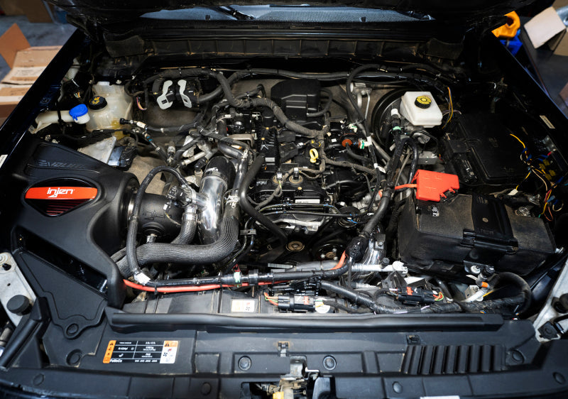 Load image into Gallery viewer, Injen 21-23 Ford Bronco L4-2.3L Turbo EcoBoost SES Intercooler Pipes Wrinkle Black
