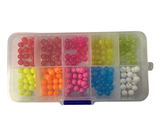 'NEW' 6mm SPARKLED BEAD TACKLE BOX!!!