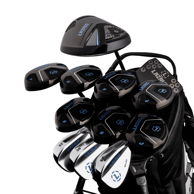 Load image into Gallery viewer, Lazrus Golf 13 pc Set - Laz2 Driver, 3 Wedges Set, Hybrids (4-PW), Putter &amp; Bag (optional)
