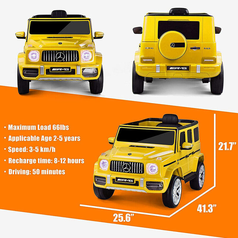 Load image into Gallery viewer, 1:4 Mercedes-Benz AMG G63 Electric Ride-On Car for Kids - Red
