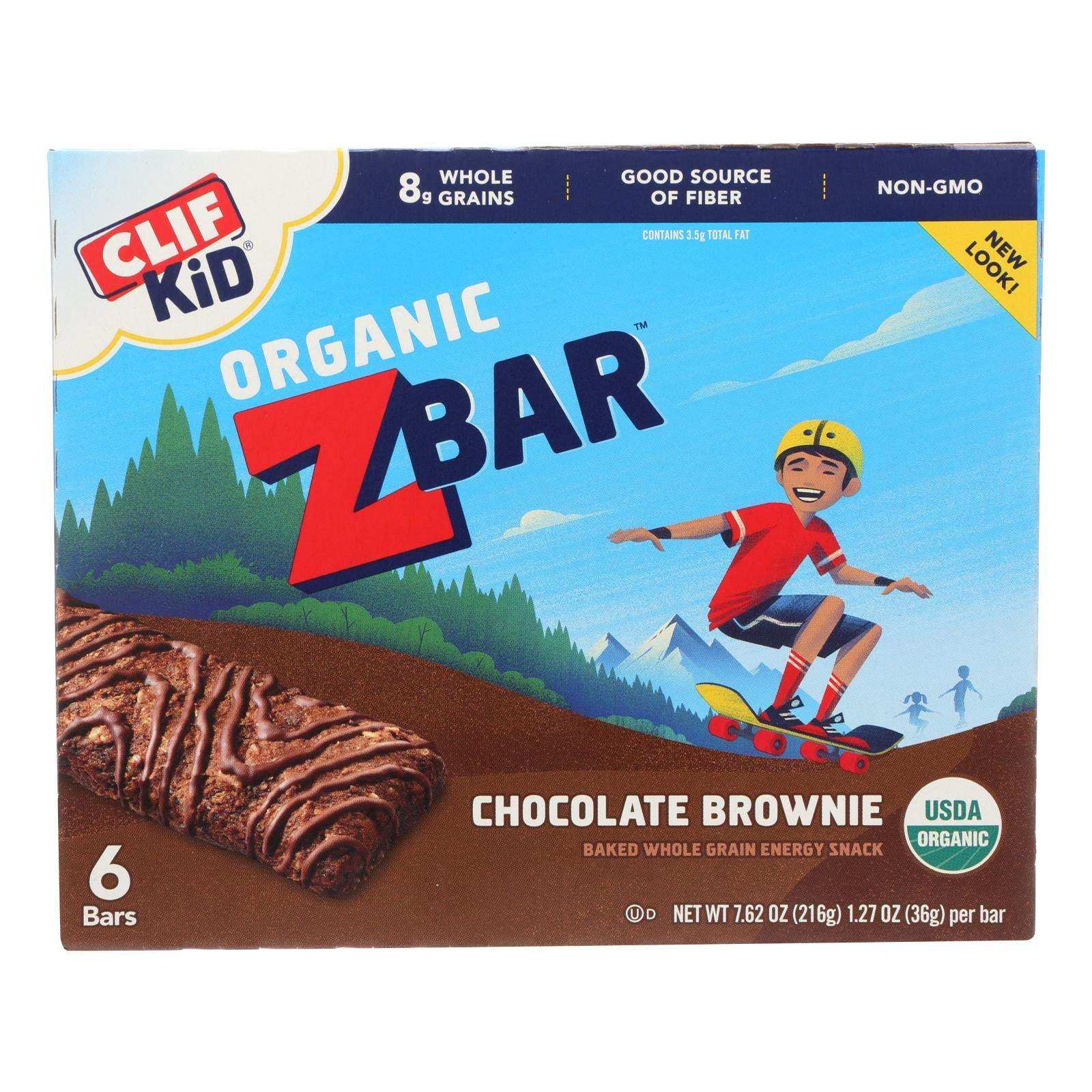 Clif Kid Zbar - Chocolate Brownie - Case Of 9 - 7.62 Oz - Skoutley Outdoors LLC