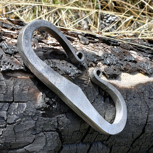 Traditional Flint & Steel Striker - Hand Forged High Carbon Steel - Standard/Full Size