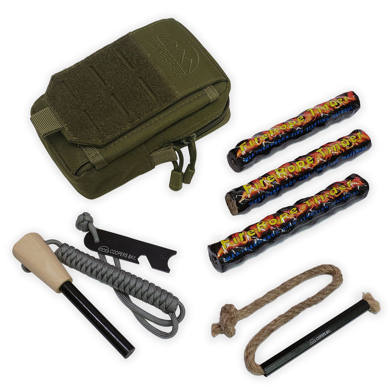 Load image into Gallery viewer, FireStorm™ Complete Ferro Rod Fire Starter Kit
