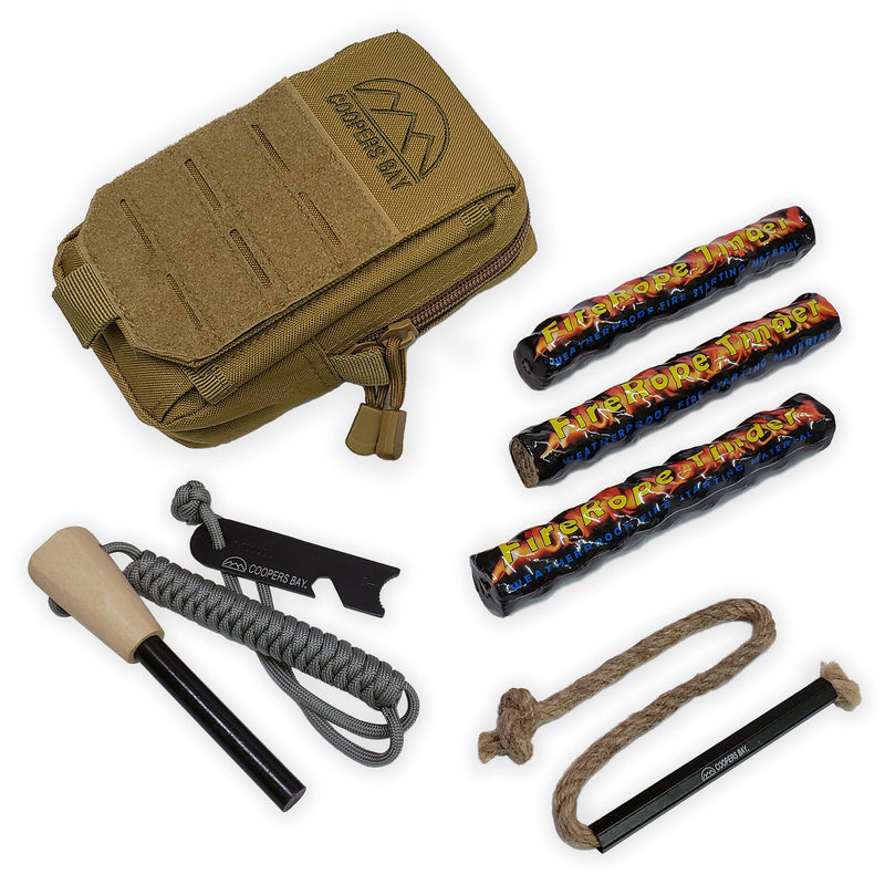 Load image into Gallery viewer, FireStorm™ Complete Ferro Rod Fire Starter Kit
