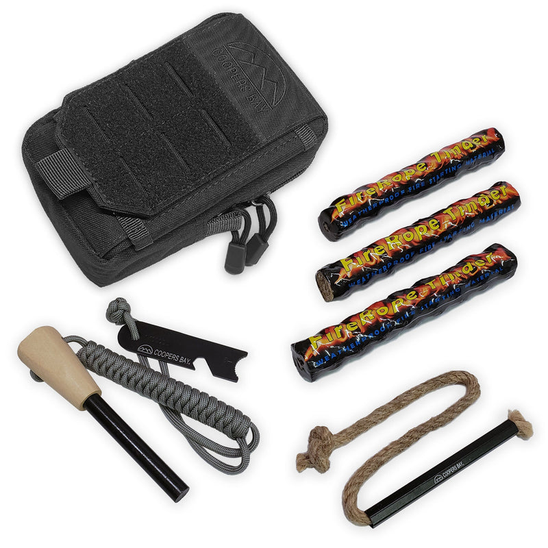 Load image into Gallery viewer, FireStorm™ Complete Ferro Rod Fire Starter Kit
